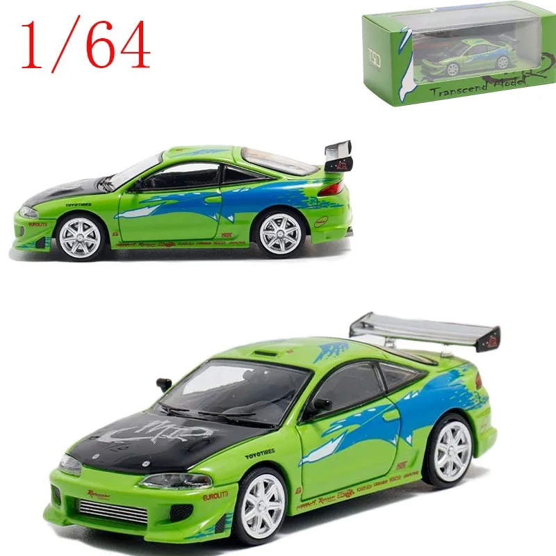 Diecast Scale‌ Eclipse Transcend Tuner Edition Alloy Car Model Toys for Boys
