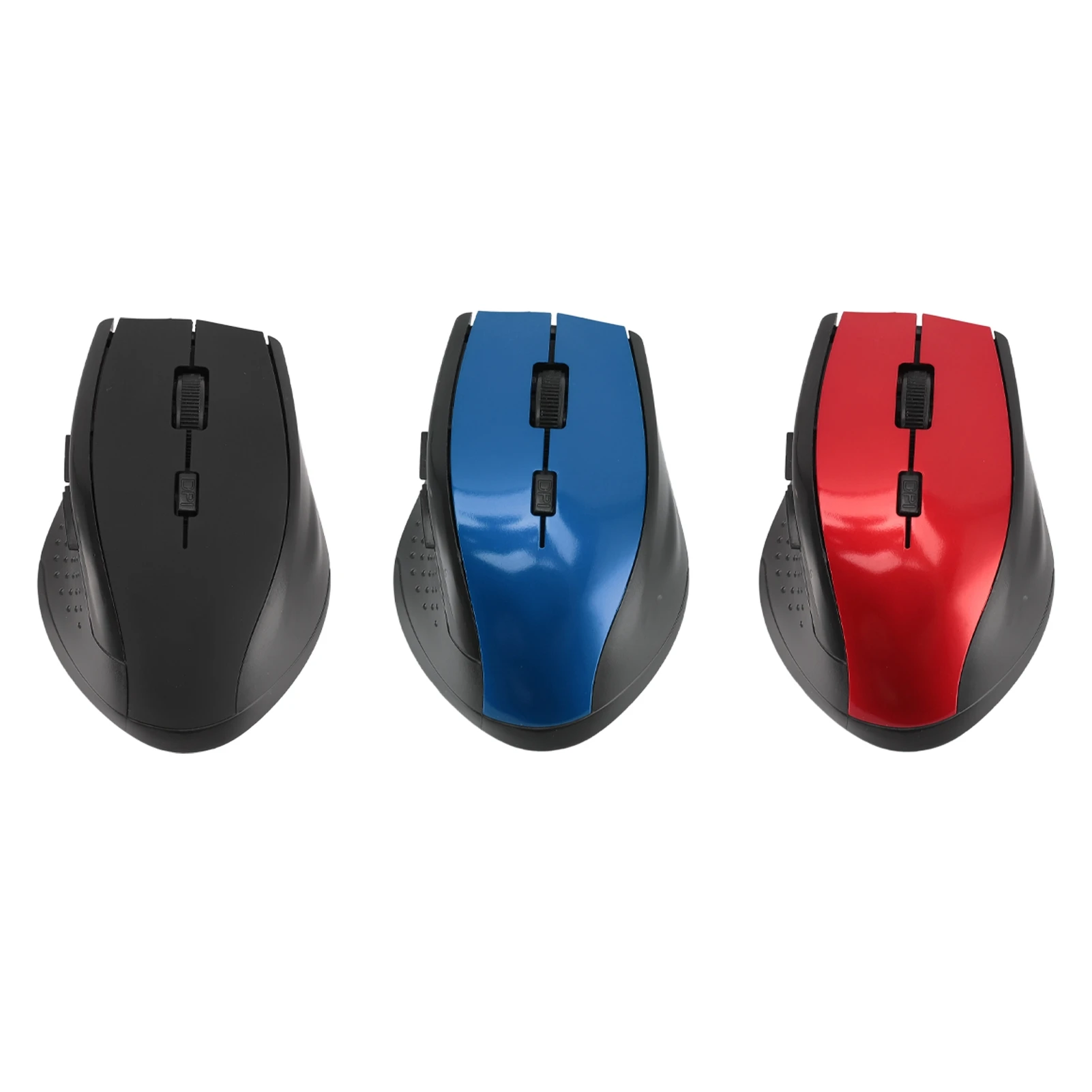 Portable 2.4G Wireless Mouse with USB Receiver High Accuracy Ergonomic Compact Optical Mouse for Laptop Computer Desktop PC Home