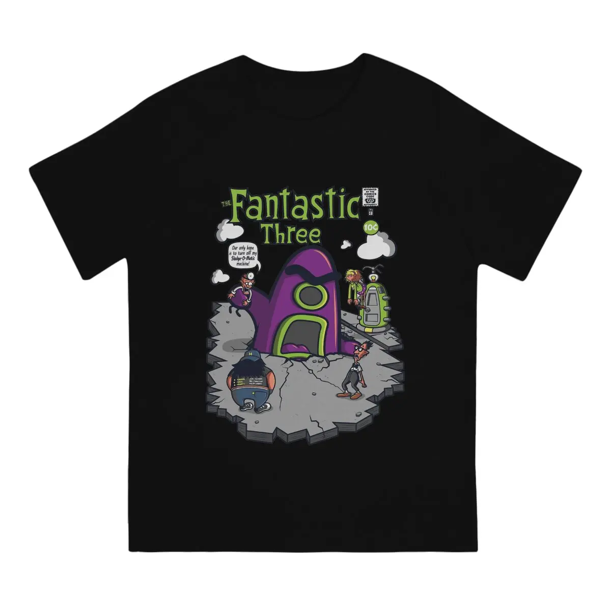 Day Of The Tentacle Fantastic Three Tshirt Homme Men's Tees Blusas T Shirt For Men