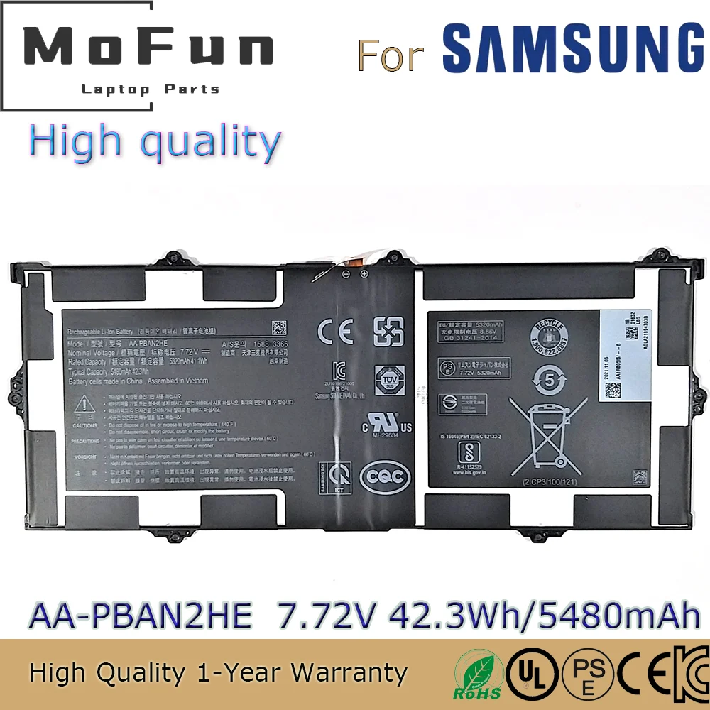 

Brand New High quality AA-PBAN2HE 7.72V 42.3Wh Laptop Battery for Samsung Galaxy Book Go 5G NP545XLA XE340XDA NP340XLA