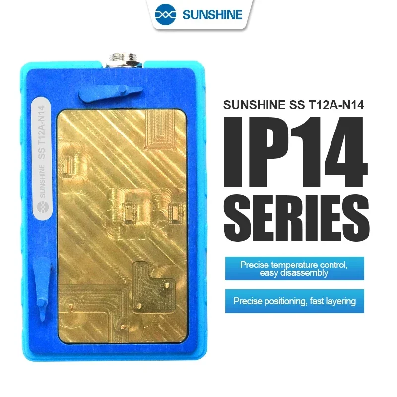 

SUNSHINE SS T12A-N14 Heating Module for IPhone 14 PRO MAX PLUS Motherboard Preheating Layering Welding