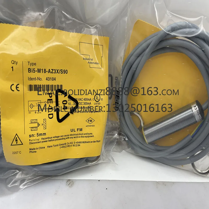 

The brand-new original sensor BI5-M18-AZ3X/S90 RZ3X One year warranty in stock