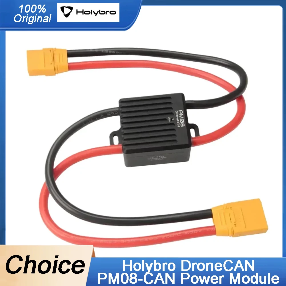 

Holybro PM08-CAN Модуль питания DroneCAN 2-14S 200A для дрона Квадрокоптера RC Контроллер питания самолета