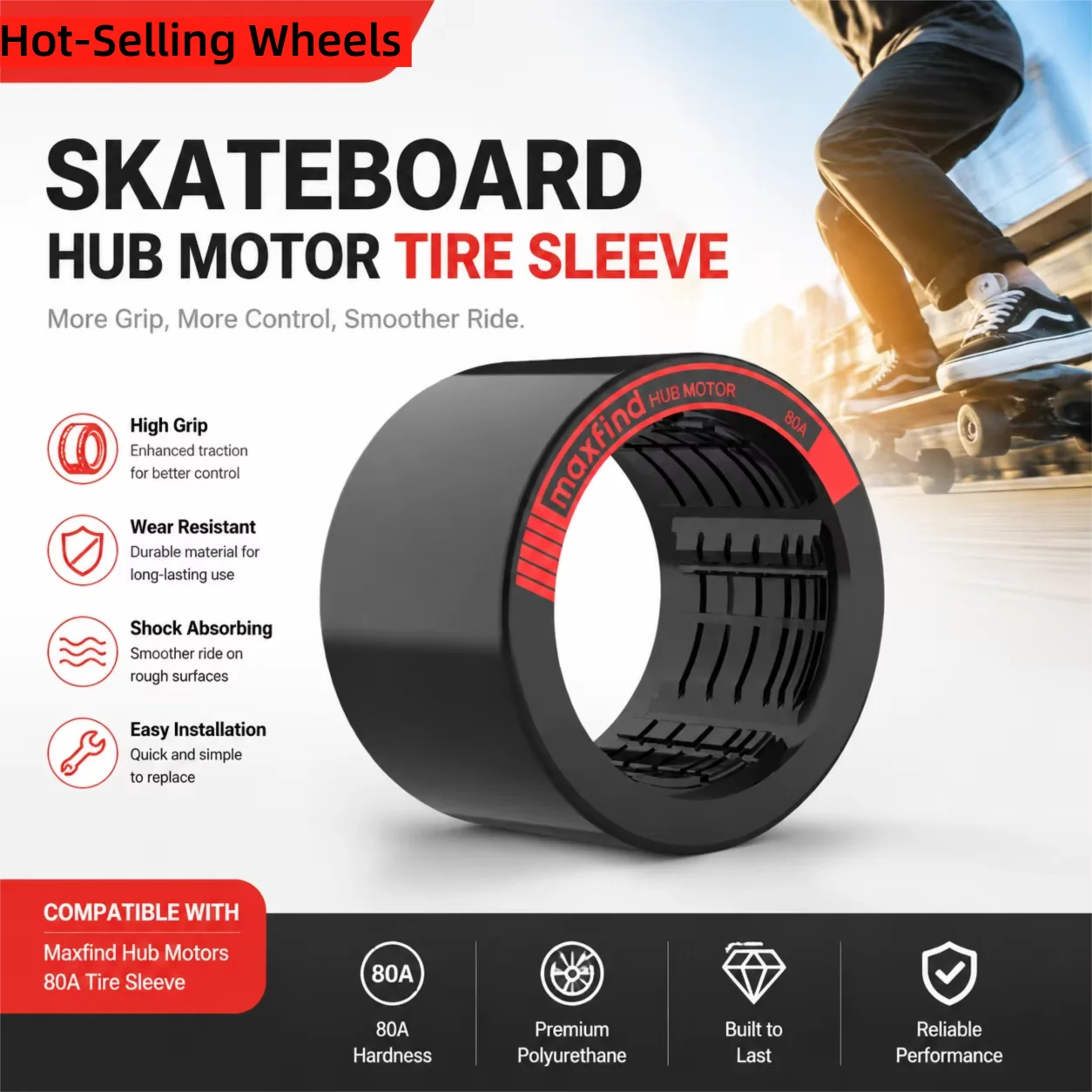 manchon-de-roue-de-moteur-pour-e-skateboard-maxfind-m5-96mm-80a-antiderapant-resistant-a-l'usure-revetement-de-pneu-de-moteur-de-skateboard-electrique