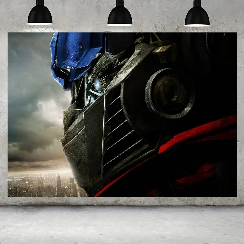 أوبتيموس برايم الديكور خلفية غرفة الطرف الديكور خلفية القماش الأطفال عيد ميلاد راية التصوير الدعائم