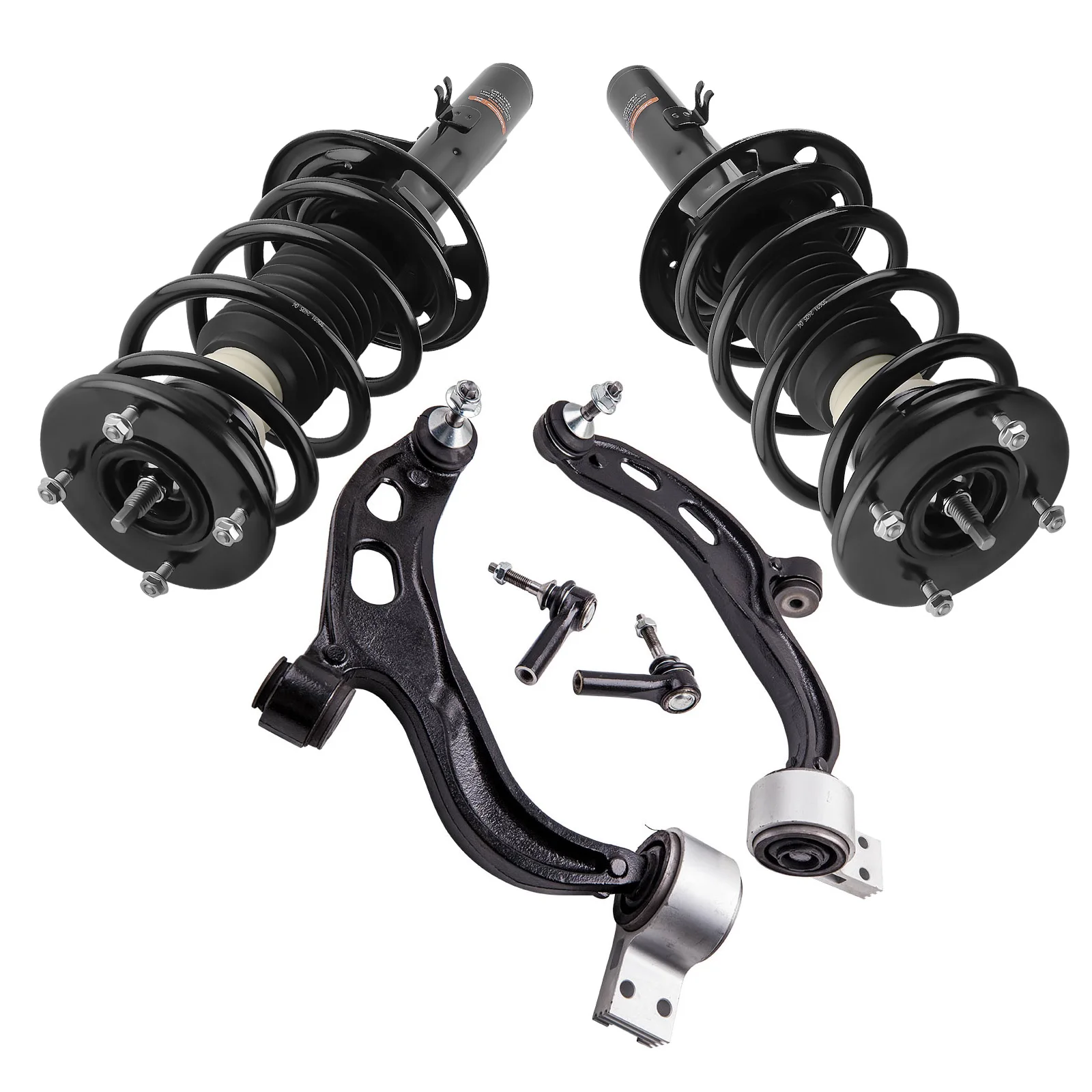 

6x Front Struts Control Arms Outer Tie Rods Kit for Ford Flex 3.5L V6 2010-2012 11014,817442 272535 AA8Z18124A