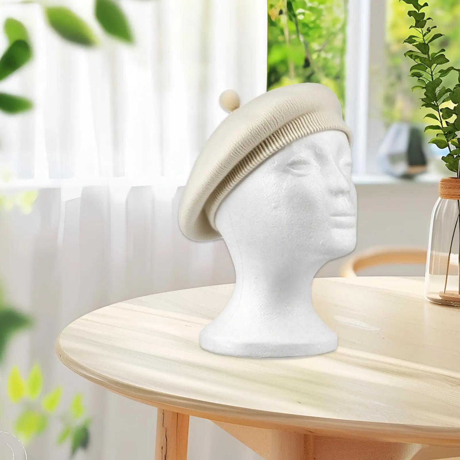 عارضة أزياء برأس إسفنجية للنساء لتصفيف الشعر المستعار ومستلزمات التجميل وإكسسوارات رف العرض للسفر وصالونات التجميل للمبتدئين #1