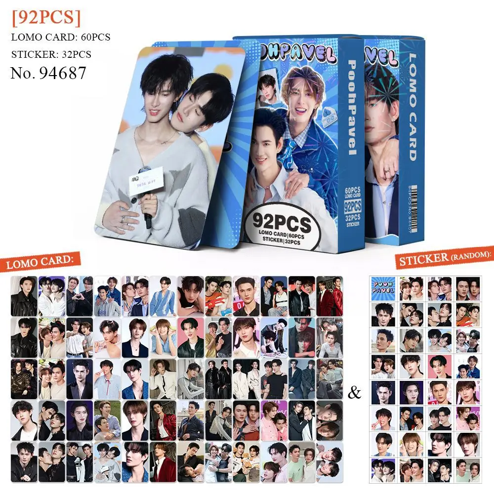 

92pcs/set PoohPavel lomo Star Photocards Photo Lomo Cards Fans Collection Printed Cards