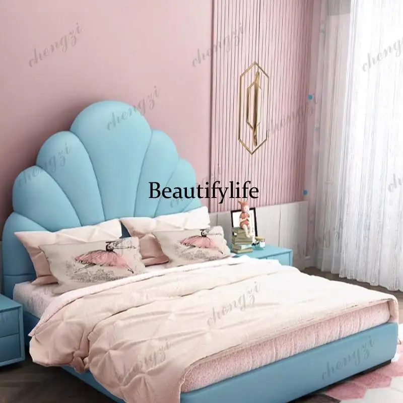 Z138 Pink Storage Kids Beds Minimalist White Cheap Wooden Custom Kids Beds Single Design Modern Lettino Per Bambini