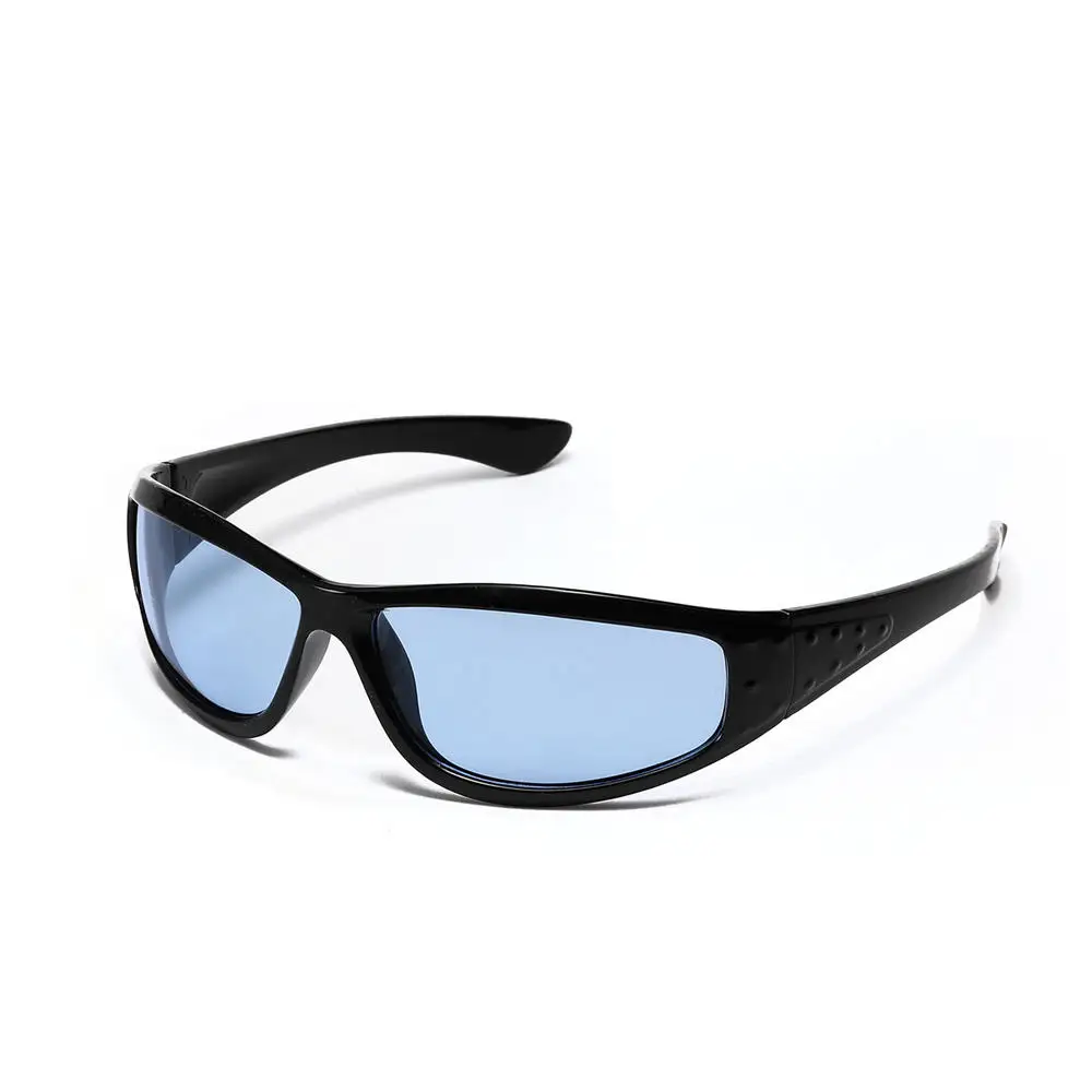 Y2K Silber Sonnenbrille Farbe ausgehöhlt Zukunft Sinn für Technologie Hot Girls Net Red Sonnenbrille Frauen Sonnenbrille trendige Männer