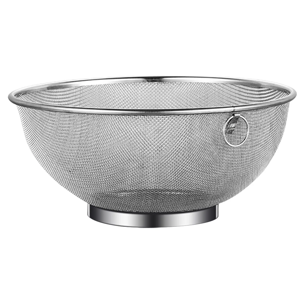 

Stainless Steel Frying Strainer Bowl Mesh Strainers Fine Food Colander Fettuccine Pasta Small Basket