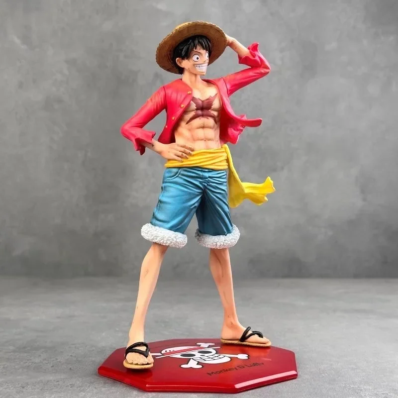 Auf Lager ZW Studio 23CM ONE PIECE Anime Figuren Monkey D. Ruffy Figur PVC Statue Desktop Ornament Sammlung Modell Spielzeug geschenke