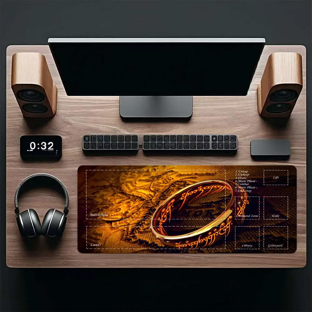 Card Playmat Stitched with Magic Zones Game Mats Tabletop rug TCG Card Battles Commander Gaming Mouse pad Duel deskmat Beginner