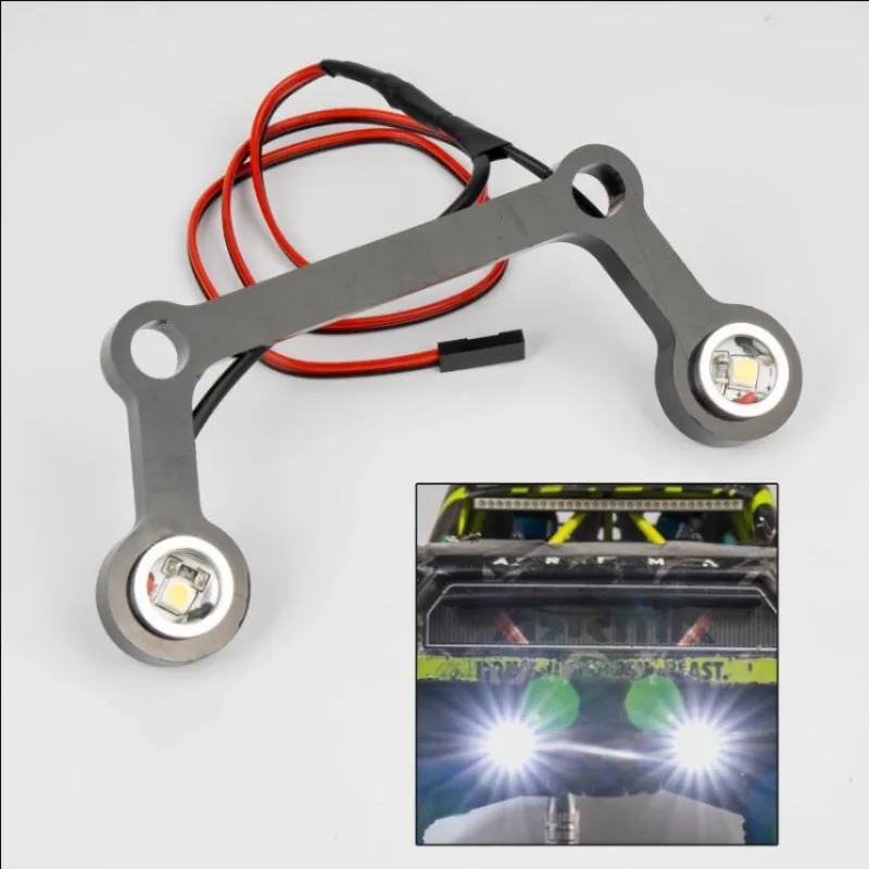 

RC Lights Kit for 1/7 ARRMA 6S Mojave EXB/V2- Headlights Roof Lights Tail Lights Plug-and-Play Multiple Finishes Upgrade Parts
