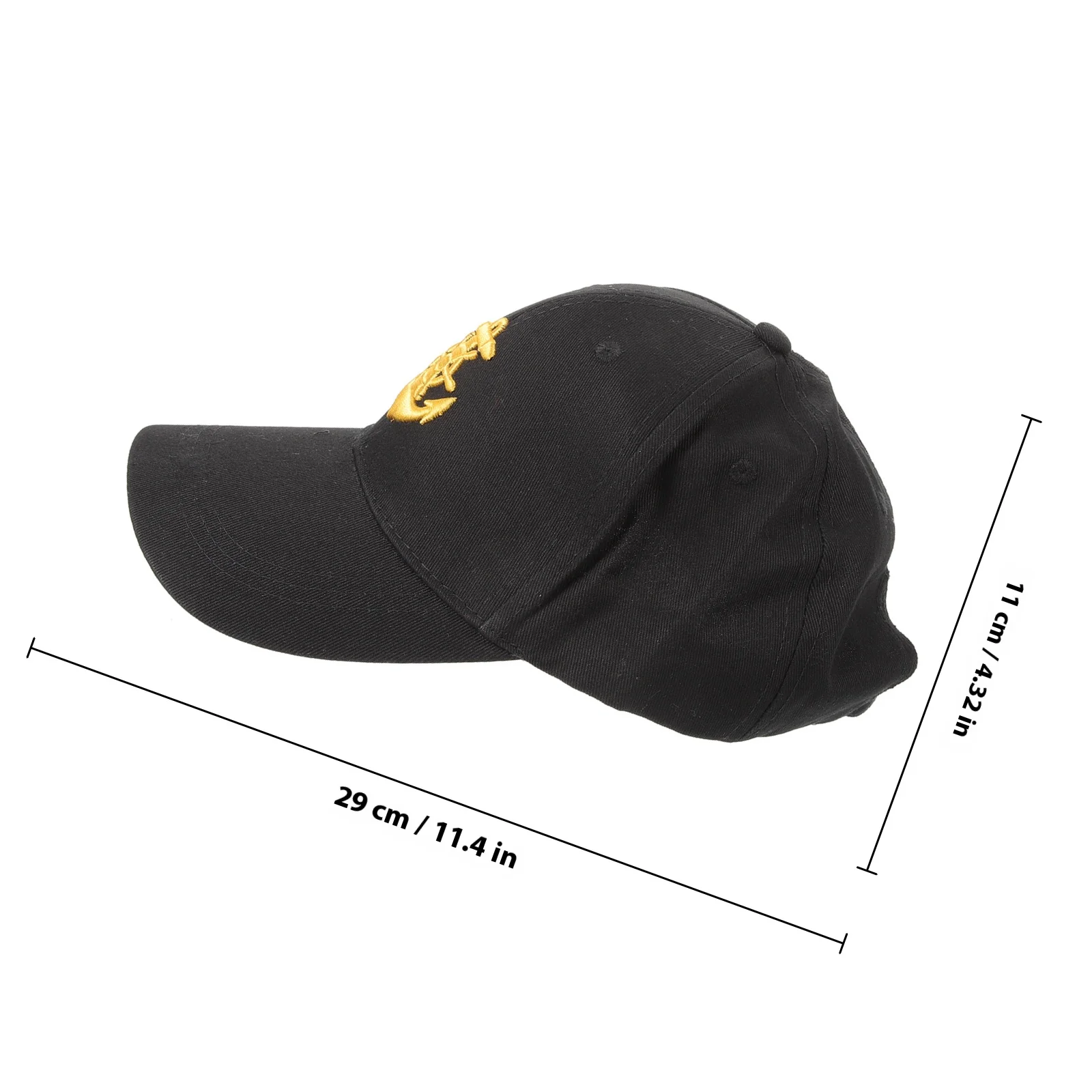 قبعة بيسبول بحرية بلغت ذروتها، قبعة بيسبول صغيرة خفيفة الوزن قابلة للتنفس كاجوال قابلة للتعديل للرجال والنساء