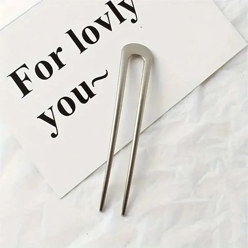 Jepit Rambut Berbentuk U Kepala Bakso Wanita Jepit Rambut Kepala Jepit Rambut Sederhana Jepit Rambut Modern Alat Penata Rambut