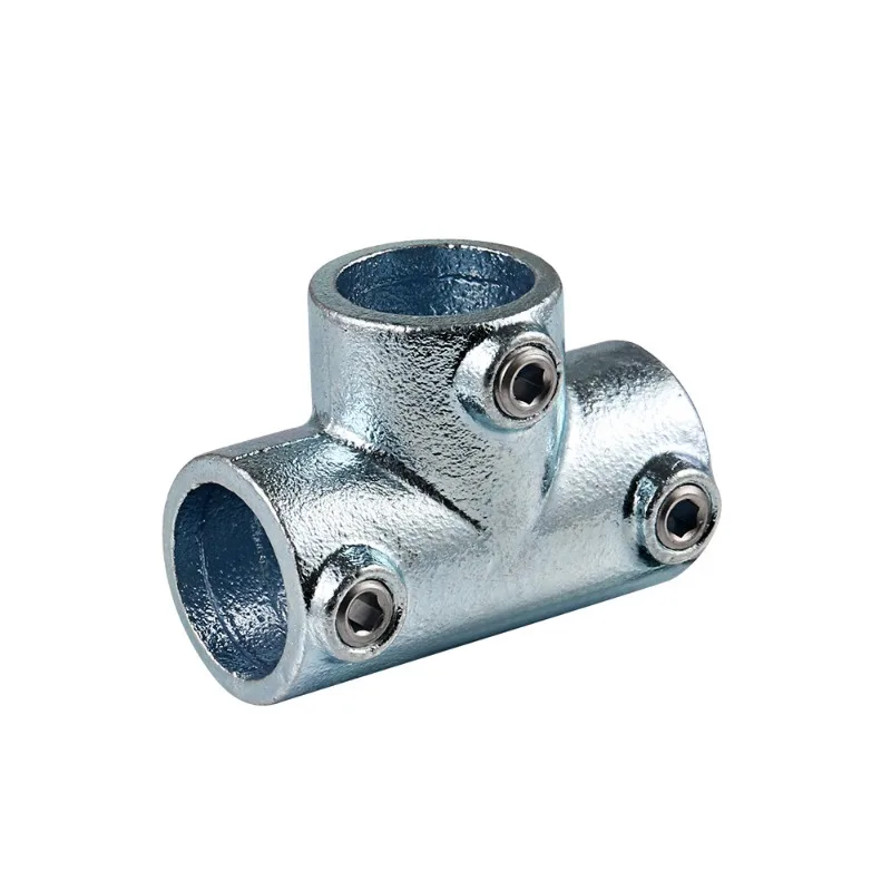 Galvanization Connector Elbow Tee Base Flat Three-dimensional Fitting Connection Fastener Steel Tube Shelf Parts