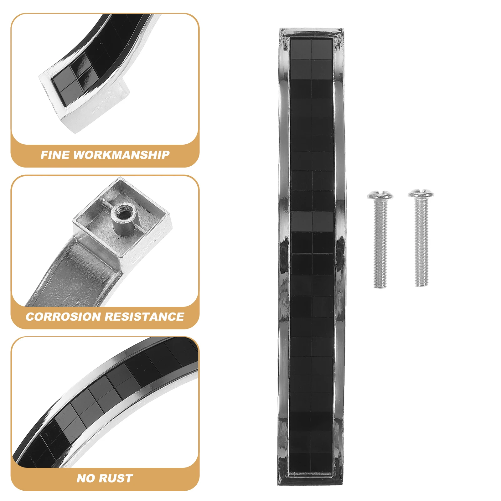 

8Pcs Drawer Handle Zinc Alloy Cabinet Pulls Modern Classic Style Replacement Handles for Kitchen Furniture Drawer Door Handles