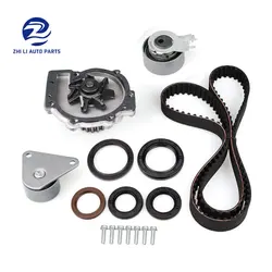 TCKWP331 Timing Belt Kit Water Pump for 98-07 Volvo S60 S40 V40 V70 XC90 1.9T 2.4L 2.5T DOHC WPK41110 TB331LK1 WP311K1B 19253930