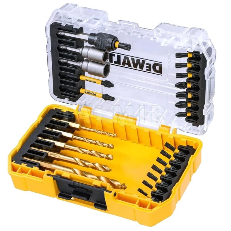 DEWALT DT70735T FlexTorq Screwdriver Bit Hex Shank Metal Drill Socket DriversImpact Metal Drill 25 Pieces Power Tools Accessory