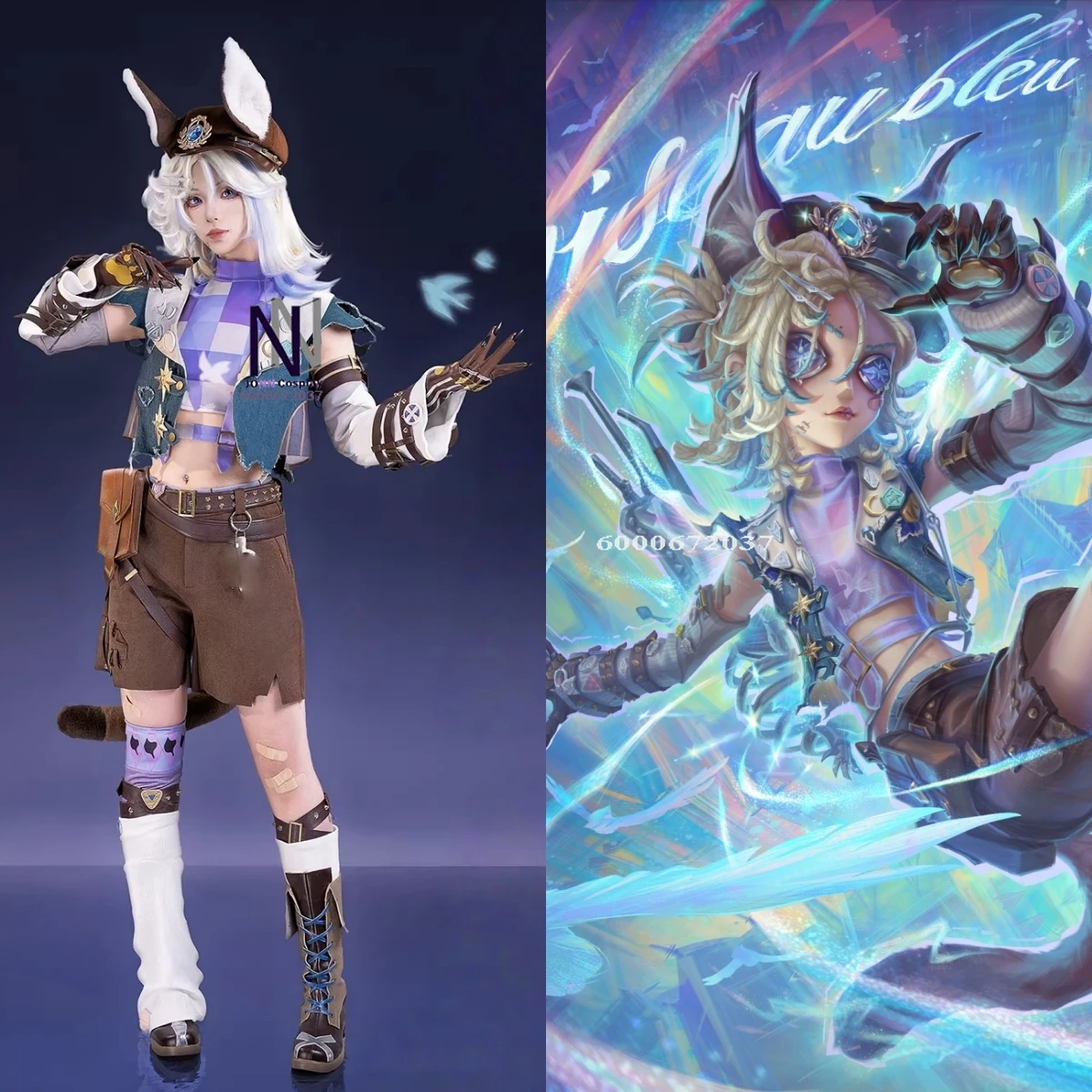 

Game Identity V Lanternist Cosplay Feast on This Shore Costume Anime Amanda Gaddis Role Playing Outfit for Women Adult Comic Con