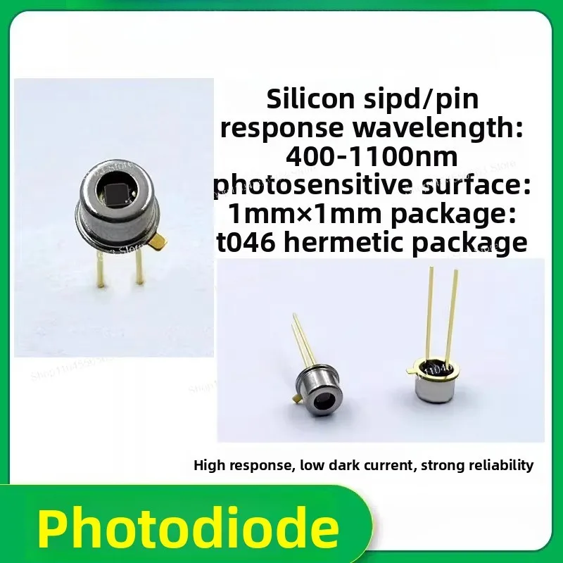 NSP1 400-1100nm 1mm Silicon Photodiode Detector, PIN/PD TO Package for Optical Sensing and Light Detection