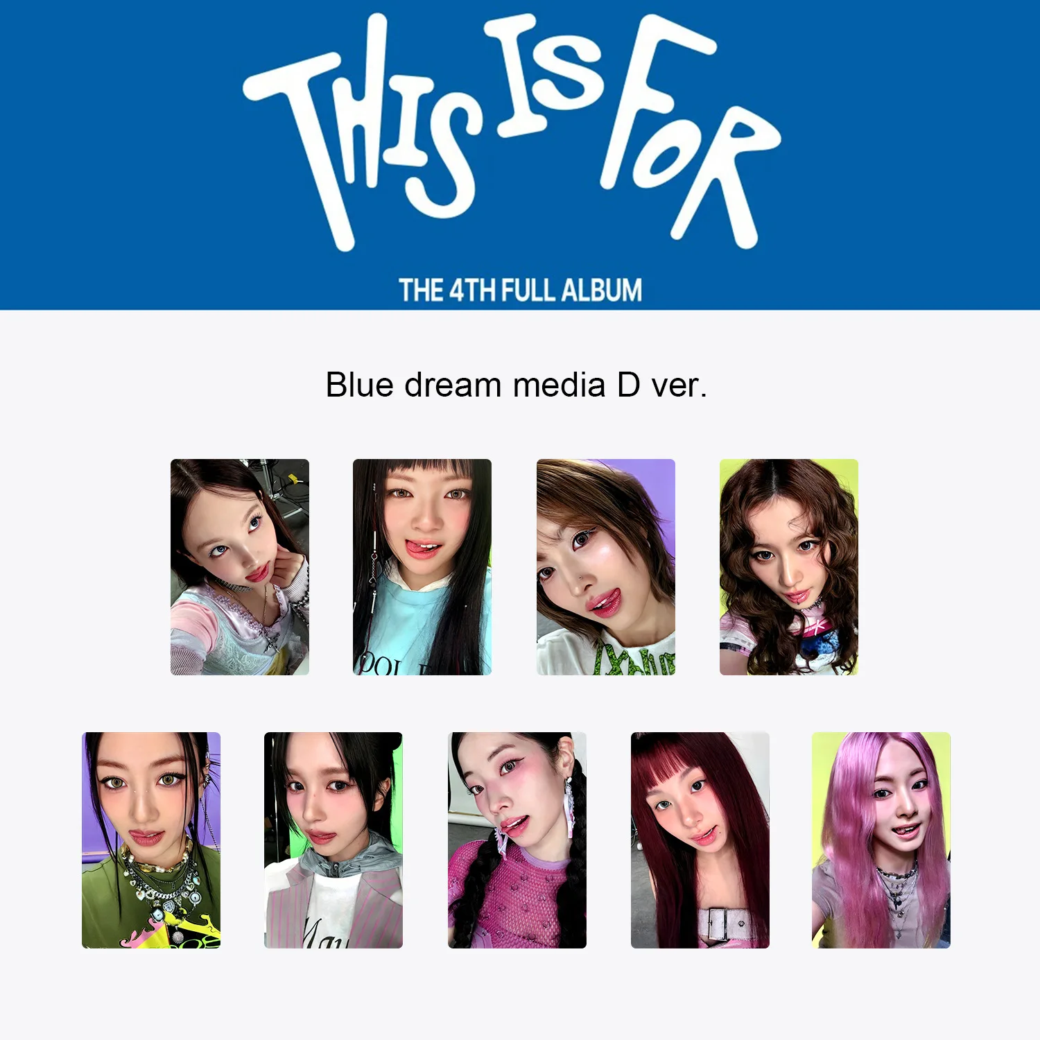 Kpop Idols Regular Fourth Edition „THIS IS FOR“ Small Card Nayeon Jeongyeon Momo Sana Fashion Photo Cards Fan Collection Gift