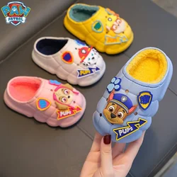 PAW ronds pantofole in cotone per bambini Anime Figure Chase Marshall Skye macerie inverno caldo antiscivolo scarpe da casa pantofole da donna carine