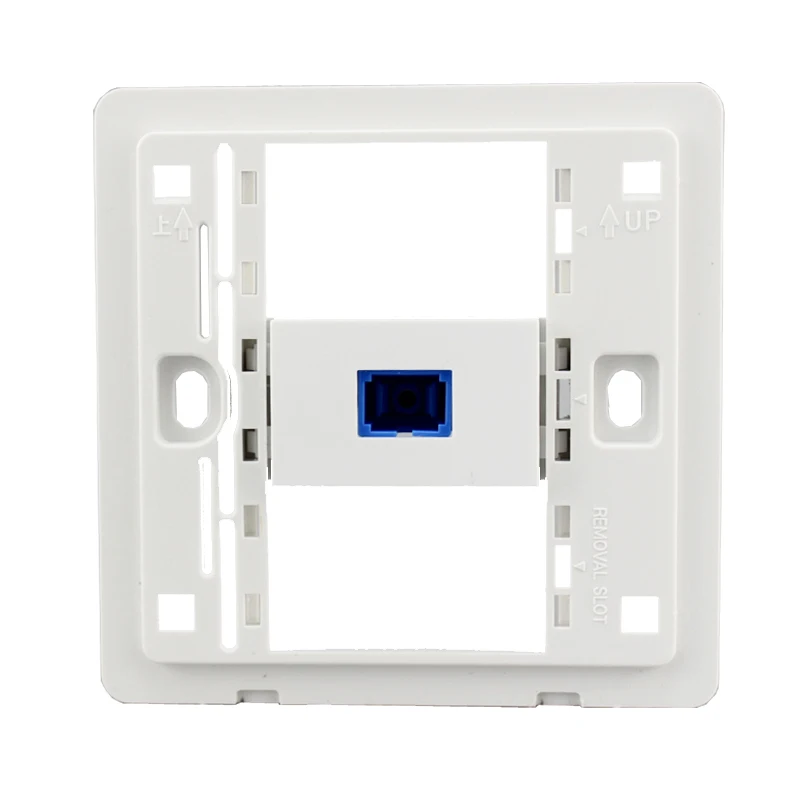 SC UPC Socket Wall Outlet Panel For SC/SC Optical Fiber Cable Port Connector Faceplate