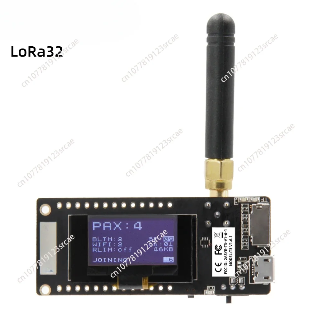 For  TTGO LoRa32 V2.1_1.6 Version 433/868/915Mhz ESP32 LoRa OLED 0.96 Inch SD Card Bluetooth WIFI Wireless Module ESP-32  SMA