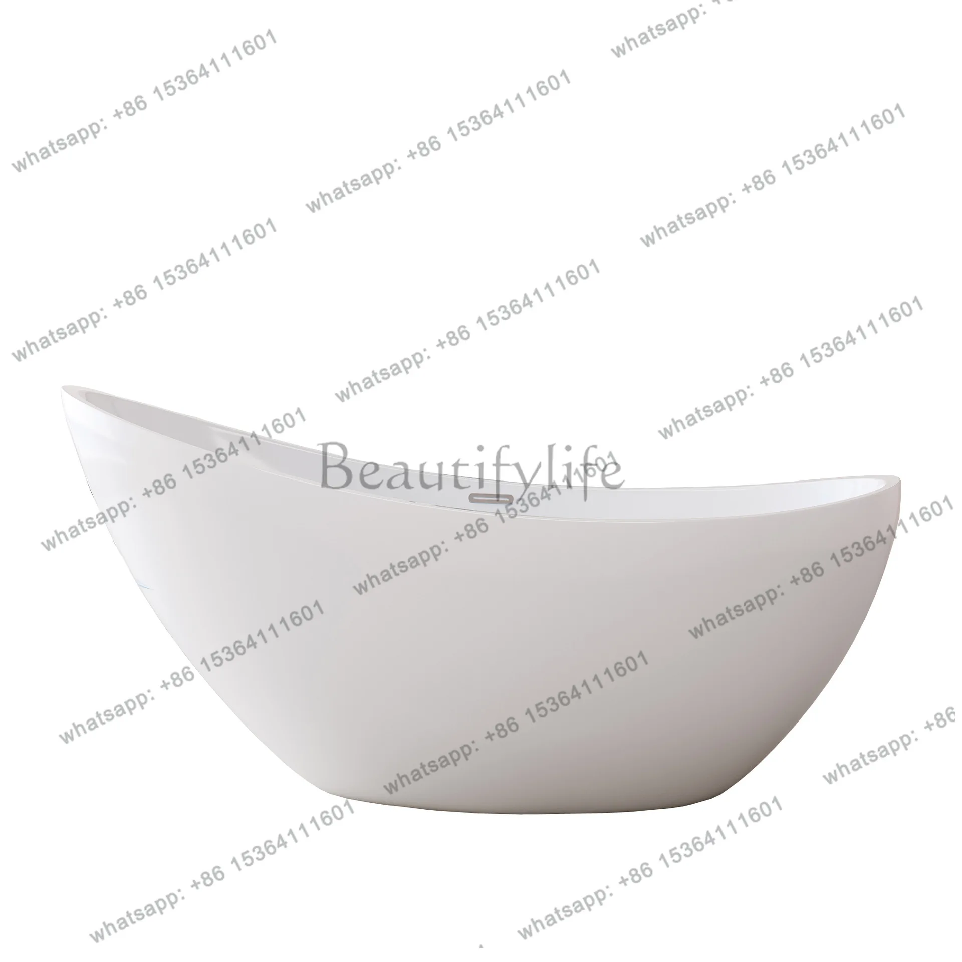 

Free-standing acrylic adult bathtub B & B hotel home modern and simple
