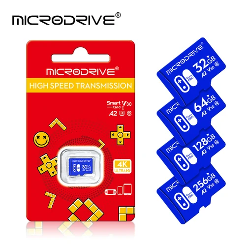 Imagen 2 del producto Tarjetas de memoria originales, 128GB, 64GB, 32GB, tarjeta Flash de alta velocidad, tarjetas Micro TF/SD de 256GB para tableta/teléfono móvil/equipo de monitoreo