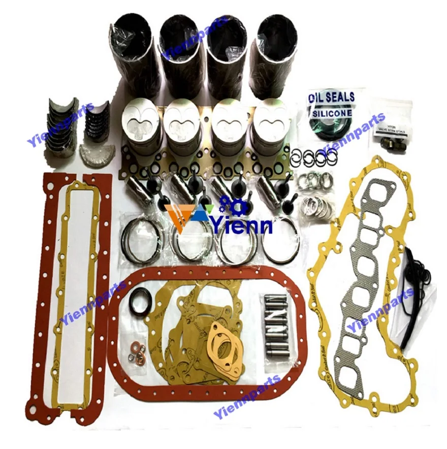 

FOR DAEWOO DC24 Diesel Engine Overhaul Kit Fit DOOSAN (DAEWOO) FORKLIFT TRUCKS D15S D18S 2.4L Diesel Engine Spare Parts