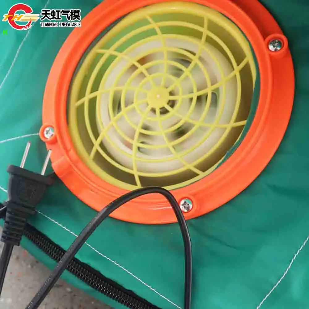 Fast Ship Lovely Inflatable Pig Model Cartoon Advertising Decoration Inflatable Green Pig Replica with Blower