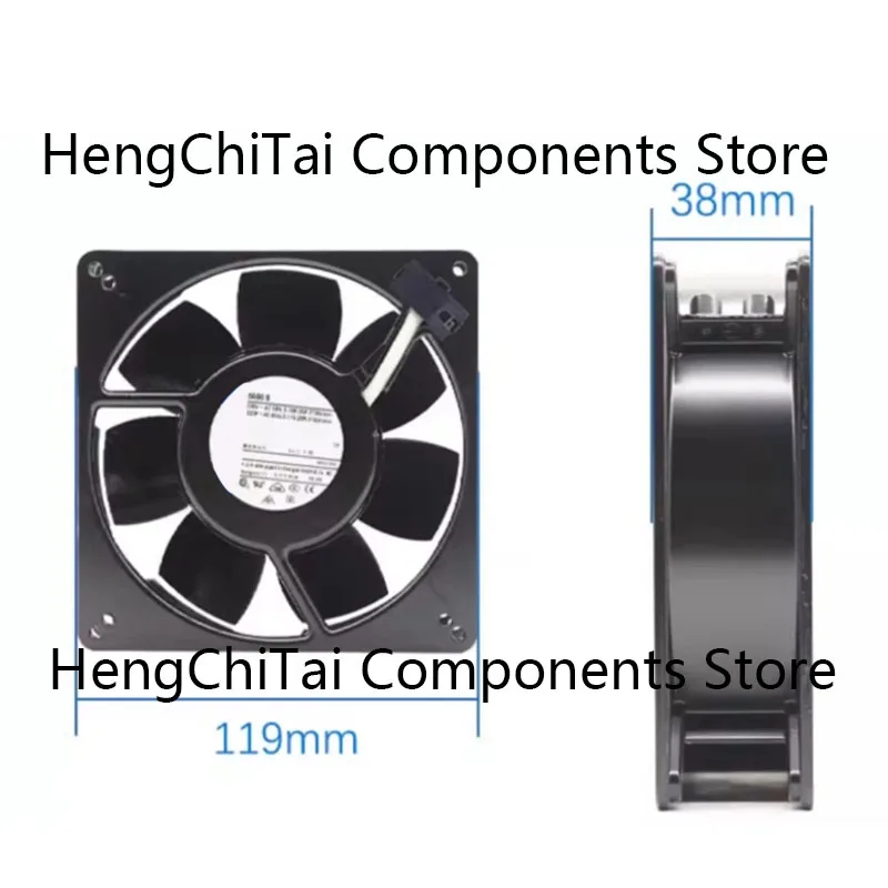 Original 5656S 230V 0.19/0.17A 30/28W All metal high-temperature resistant inverter cabinet cooling fan 5656 S