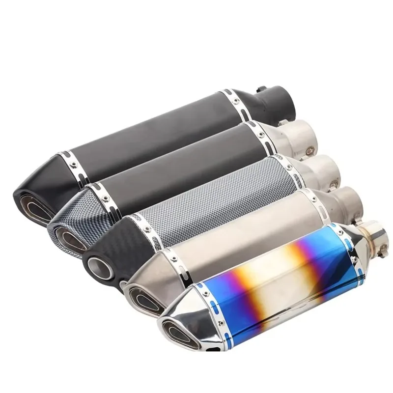 

SXLL Universal Motorcycle Exhaust Muffler Tube ATV SUV Scooter Slide for CBR250 FZ8 CBR GSXR CB400 CB600