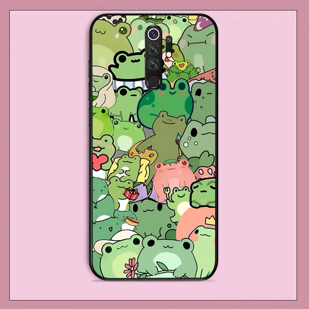 Frog Cartoon Drawing   Phone Case For Redmi Note 4 X 5 A 6 7 8 T 9 9S 10 11 11S 11Epro Poco M3 pro