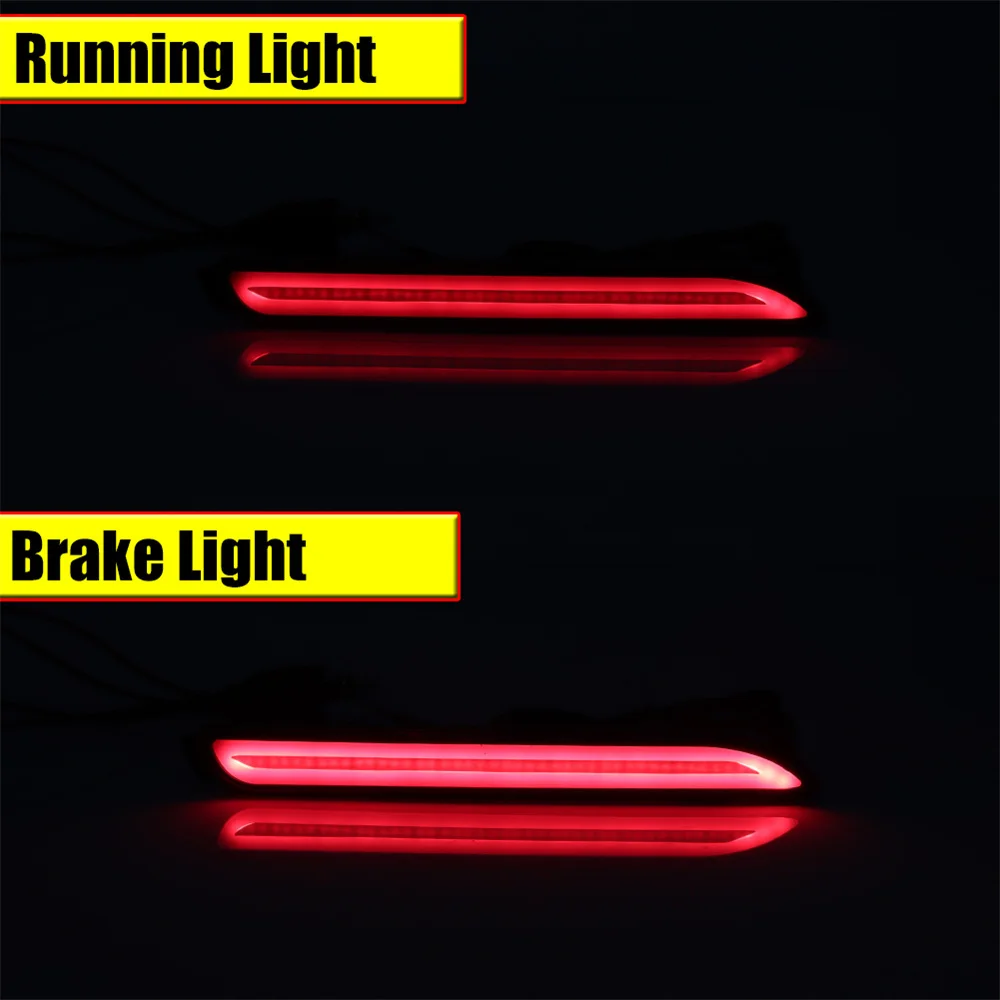 المصد الخلفي عاكس الذيل/الفرامل ضوء LED الخلفية الضباب الخفيف لتويوتا سيينا ماتريكس فينزا أفالون RAV4 لكزس RC350 RX300 GX470 #4