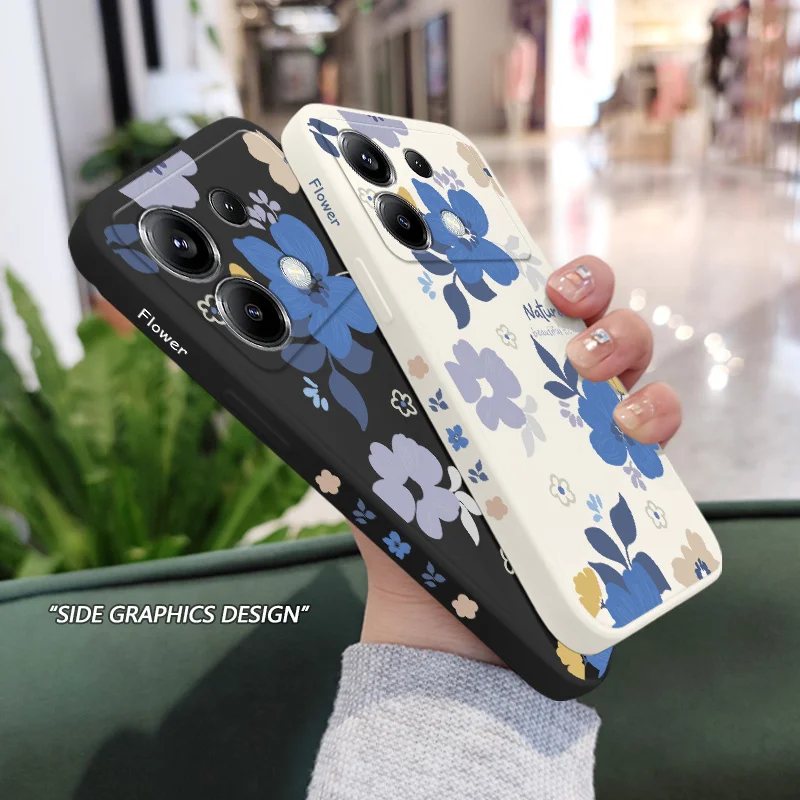 Little Orchid Phone Case For Xiaomi Poco X7 X6 F6 M6 M5 M5S F5 X5 F4 X4 M4 F3 M3 X3 Pro 4G 5G GT Silicone Cover