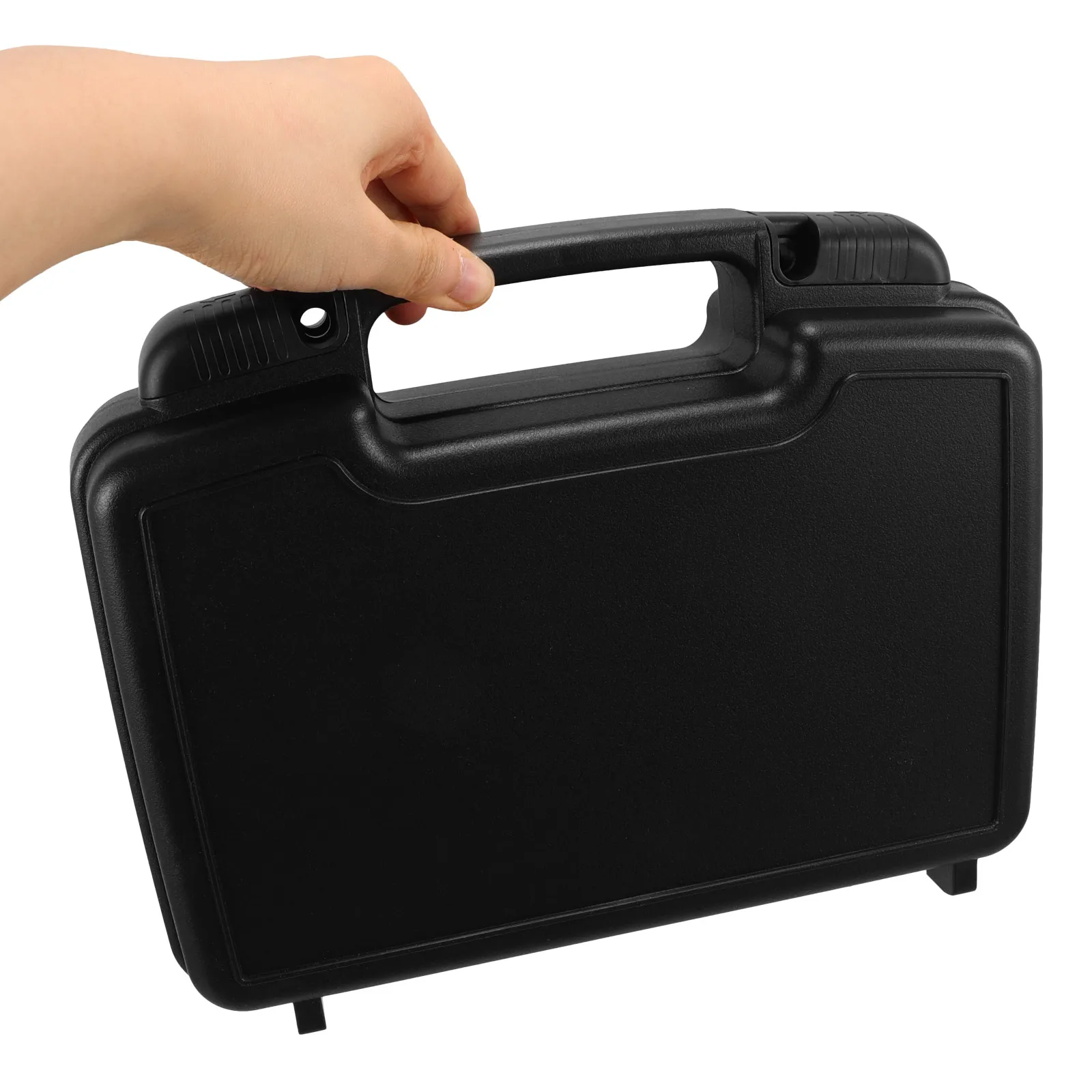 

Multifunctional Toolbox Portable Tool Storage Case Reinforced Corners Locking Mechanism Travel Suitcase Plastic Box Handheld