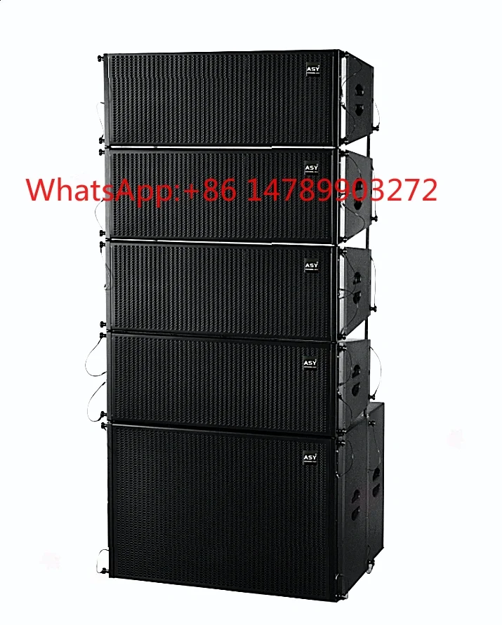 Upgraded Active Line Array Dual 12 Inch LF 1.75 Inch HF Drivers for Large Events