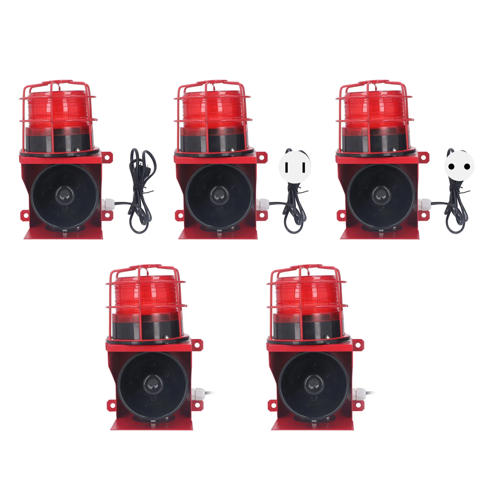 

Industrial Sound Light Alarm High Power Siren Horn 115db Security Audible Visual Alarm Wall Installation High Power Siren Horn