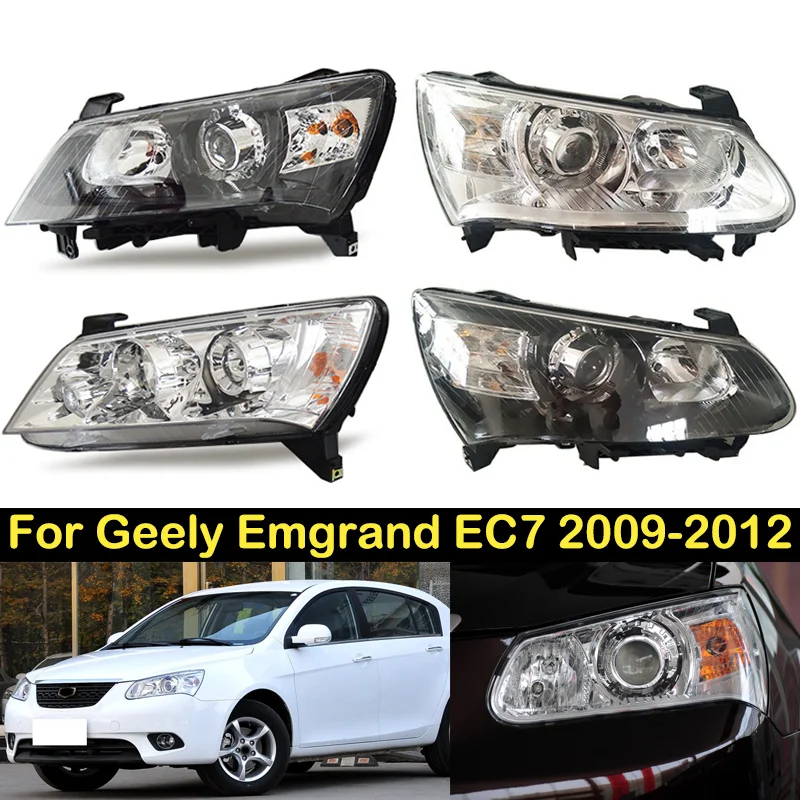 DECHO For Geely Emgrand EC7 RV Hatchback 2009 2010 2011 2012 Headlight Front bumper headlight headlamp Assembly head light Assy