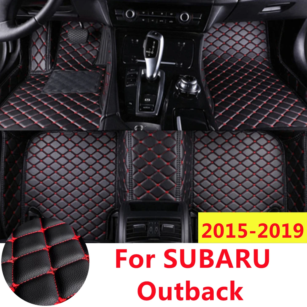 SJ Full Set Custom Car Floor Mats Fit For SUBARU Outback 2019 2018 2017 2016 2015 Front & Rear Floor Liner Styling Auto Parts