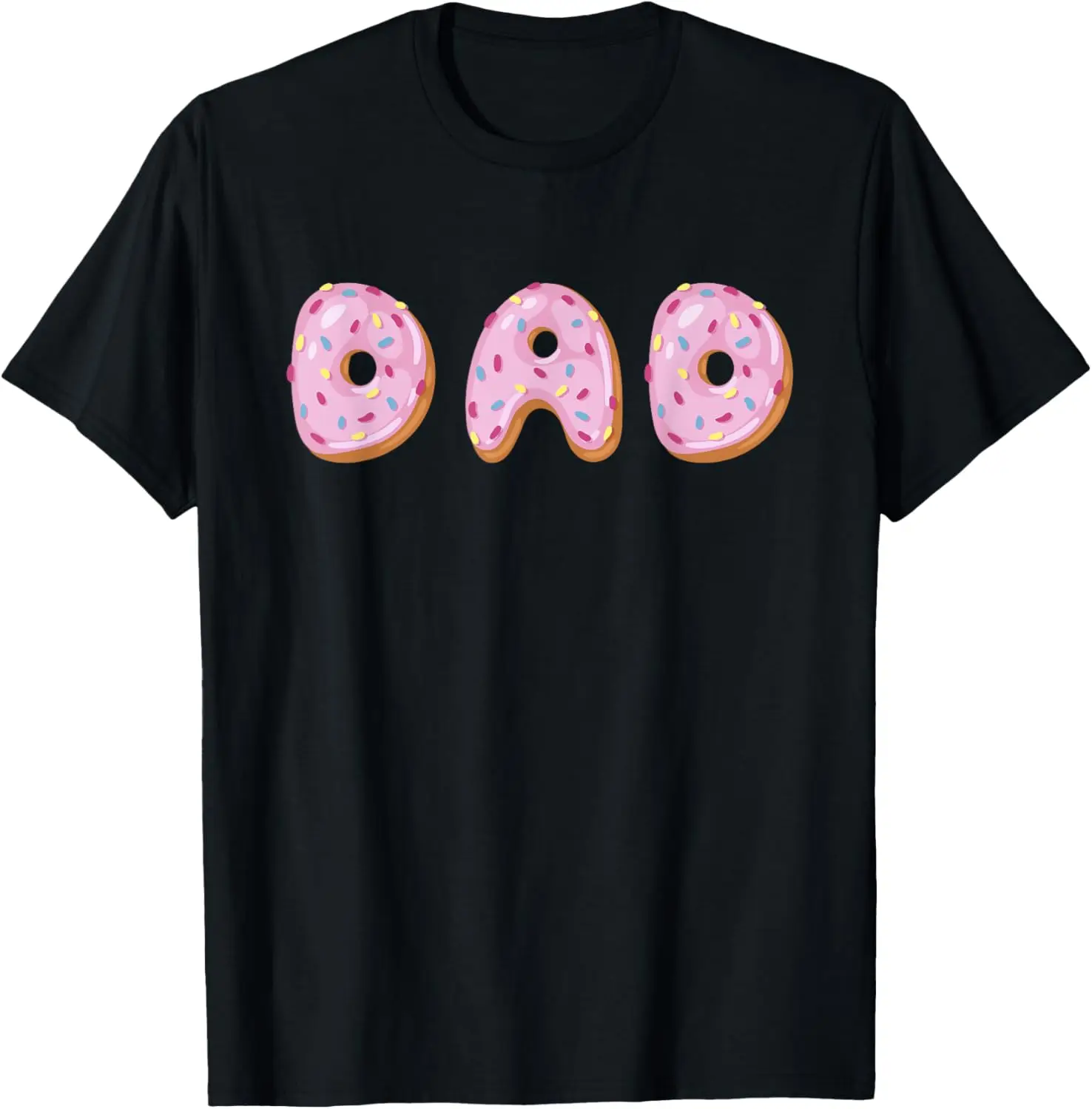 

Funny Dad Doughnut Donut Sprinkles Glazed Donuts Design T-Shirt