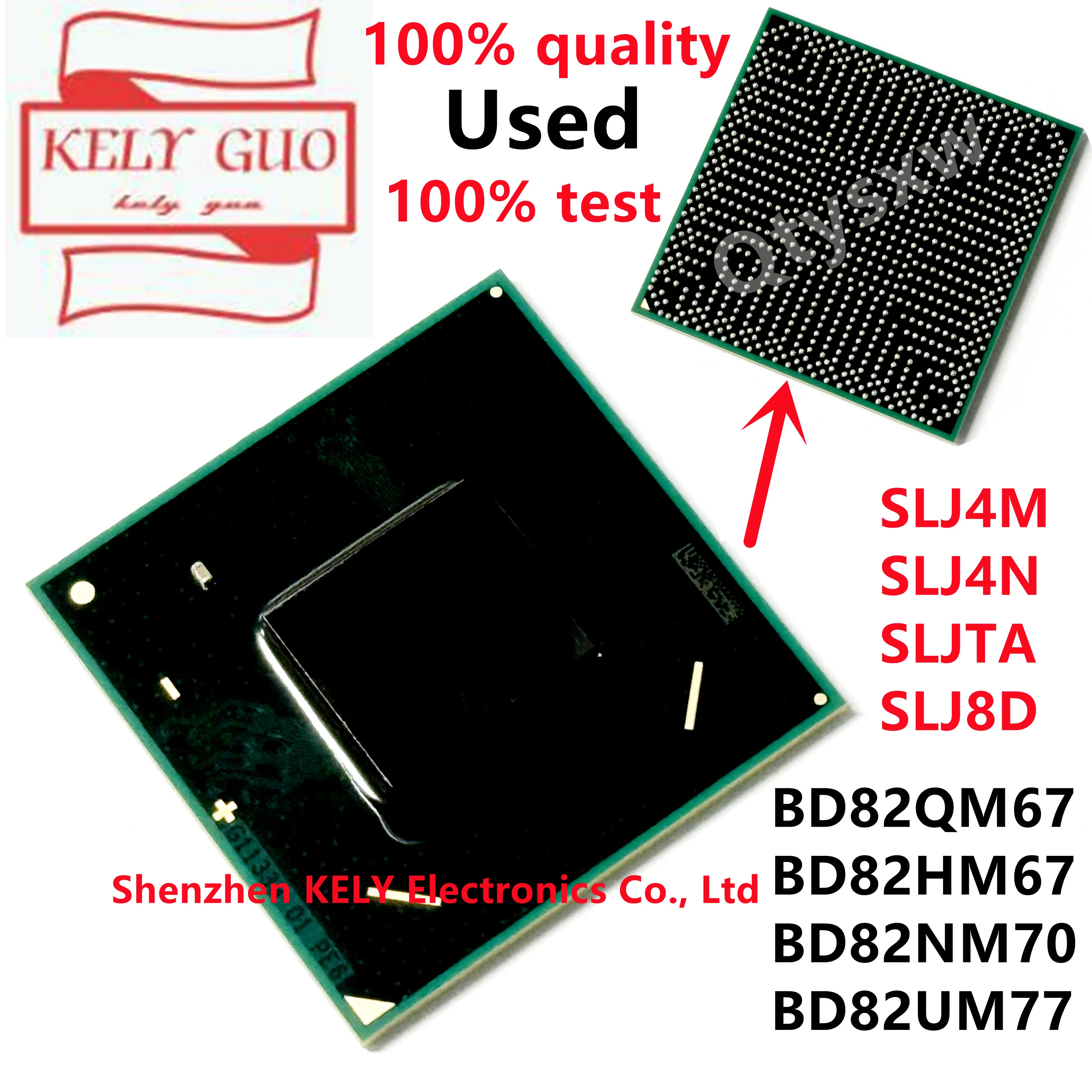 100% test good BD82QM67 SLJ4M BD82HM67 SLJ4N BD82NM70 SLJTA BD82UM77 SLJ8D BGA chipset