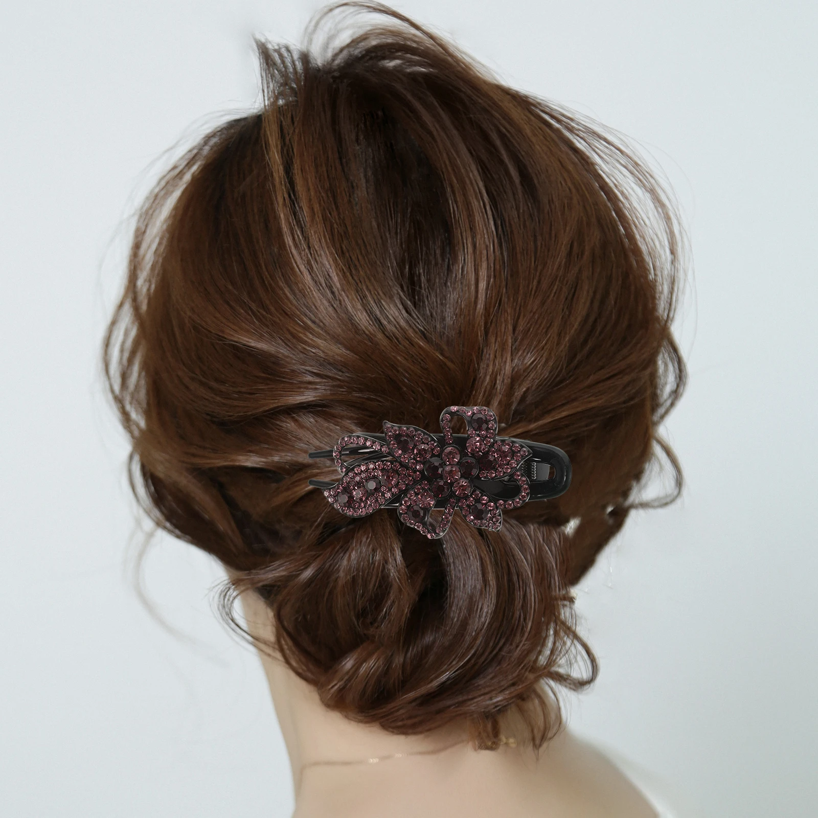 

Vintage Style Claw Clip For Women Large Hair Clamp Thick Hair Accessories Wedding Party Decorative Claw Clips Interlocking Teeth