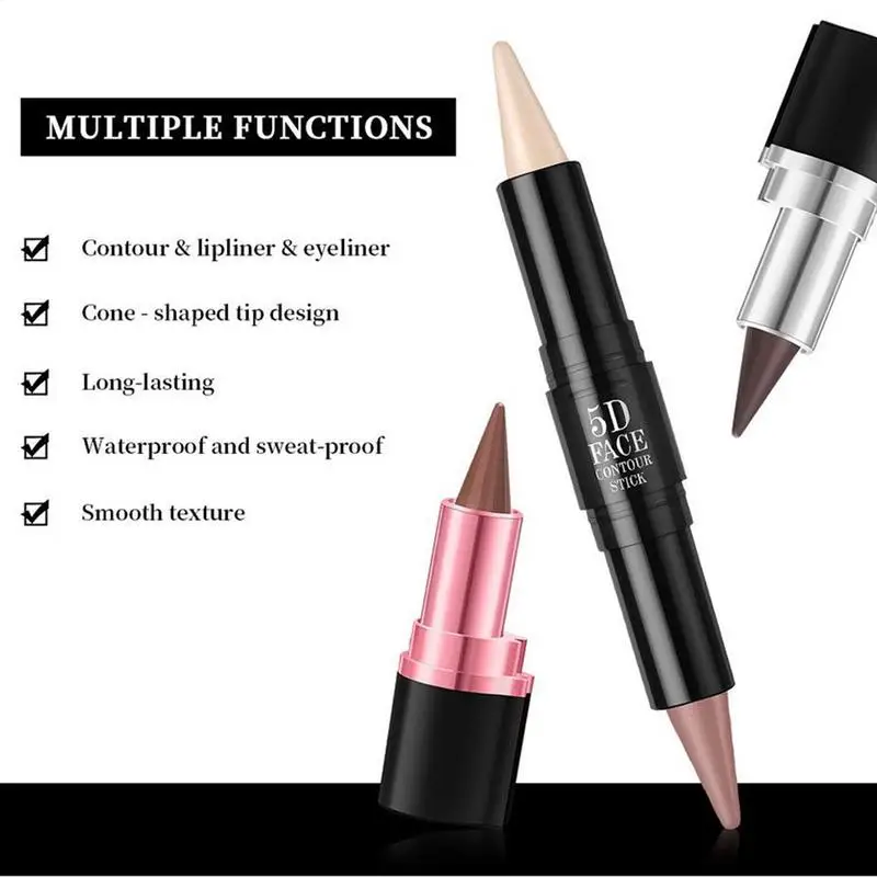 3pcs ลิปสติกและชุดซับ Nude สีดําสีแดง Velvets ลิปสติก Matte Nude Lip Liner ดินสอสีแดงลิปสติก Lip Contouring Lipliner