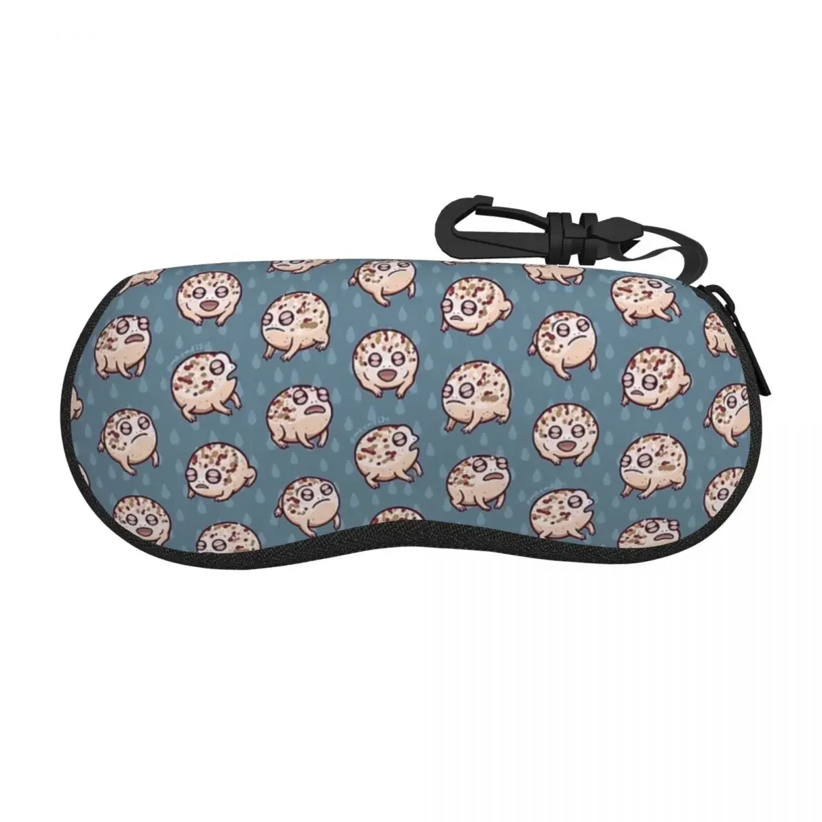 Desert Rain Frog Shell Glasses Case Protective Sunglasses Box Women Men Soft Eyeglasses Bag Pouch