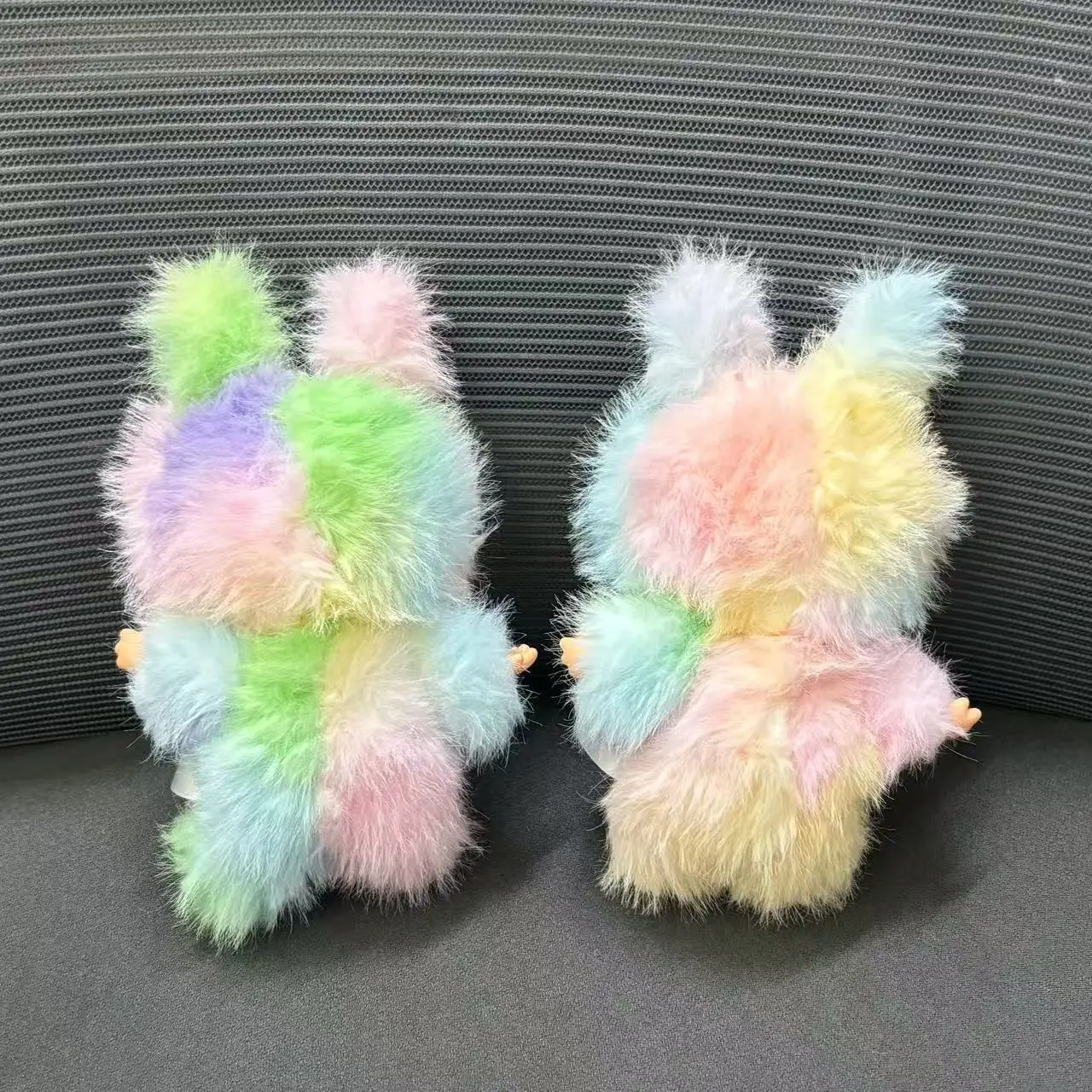 Gradient Color 4.0 Color Light Color  Long Hair Blind Box High Quality Plush Doll Color Random Bag Buckle
